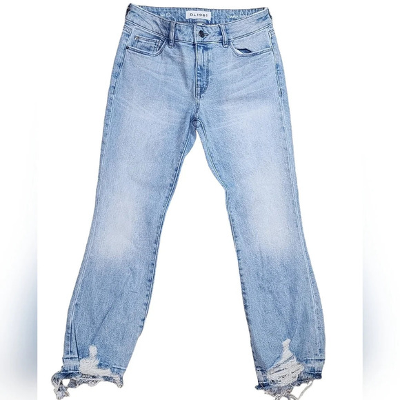 DL1961 Lara Instasculpt Cropped Flare Jeans - Picture 2 of 9